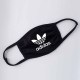 Black Daily Print Letter Mask