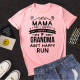 Pink Fashion Casual Letter Print Basic O Neck T-Shirts