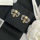 Black Celebrities Geometric Patchwork Earrings