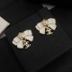 White Celebrities Geometric Patchwork Earrings