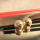 Gold Simplicity Geometric Letter Earrings