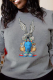 Grey Street Character Patchwork O Neck Tops