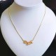 Gold Simplicity Letter Chains Necklaces