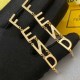Gold Street Letter Patchwork Earrings