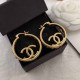 Gold Simplicity Geometric Patchwork Earrings