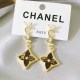 Multicolor Street Geometric Patchwork Earrings