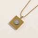 Gold Simplicity Geometric Chains Necklaces