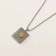 Silver Simplicity Geometric Chains Necklaces