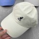Cream White Street Animal Print Embroidered Hat