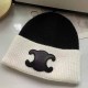 White Casual Geometric Patchwork Hat