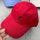 Red Street Animal Print Embroidered Hat