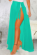 Green Sexy Casual Solid Mesh Swimwears Cover Up