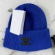 Blue Casual Geometric Patchwork Hat