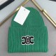 Green Casual Geometric Patchwork Hat