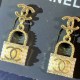Gold Elegant Geometric Patchwork Earrings