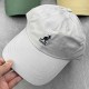 Light Gray Street Animal Print Embroidered Hat