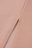 White Sexy Solid Patchwork Feathers Strapless One Step Skirt Dresses