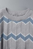 Pink Casual Patchwork O Neck Short Sleeve Two Pieces