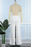 Black Sexy Elegant Solid Patchwork See-through Beading O Neck Regular Jumpsuits