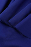 Pink Casual Elegant Solid Patchwork Flounce Strapless One Step Skirt Dresses