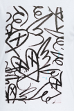 White Casual Street Print Patchwork Letter O Neck T-Shirts