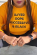 Yellow Street Print Patchwork Letter O Neck Tops