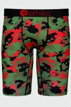 Camouflage Sexy Print Patchwork Letter Mid Waist Pencil Bottoms
