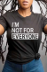 Black Street Print Patchwork Letter O Neck T-Shirts