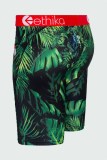 Green Sexy Print Patchwork Letter Pencil Bottoms