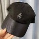 Black Casual Street Geometric Patchwork Hat