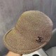 Light Coffee Simplicity Geometric Patchwork Hat