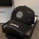 Black Street Geometric Patchwork Hat
