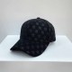 Black Casual Street Letter Patchwork Hat