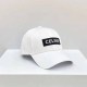 White Casual Street Letter Patchwork Hat