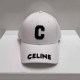 White Casual Street Letter Patchwork Hat
