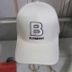 White Casual Street Letter Embroidered Hat