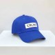 Blue Casual Street Letter Patchwork Hat