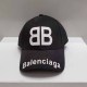 Black Casual Street Letter Patchwork Hat