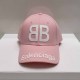 Pink Casual Street Letter Patchwork Hat