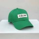 Green Casual Street Letter Patchwork Hat