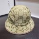 Khaki Casual Street Letter Patchwork Hat
