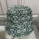 Green Casual Street Geometric Patchwork Hat