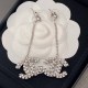 Silver Street Geometric Rhinestone Earrings