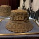 Brown Street Letter Patchwork Hat