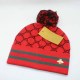 Red Street Letter Patchwork Hat
