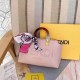 Pink Simplicity Letter Patchwork Bags