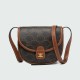 Brown Casual Street Geometric Patchwork Bags