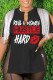 Black Casual Street Print Tassel Patchwork Slit O Neck T-Shirts