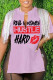 Purple Casual Street Print Tassel Patchwork Slit O Neck T-Shirts