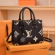Black Casual Street Letter Patchwork Bags